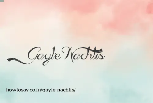 Gayle Nachlis