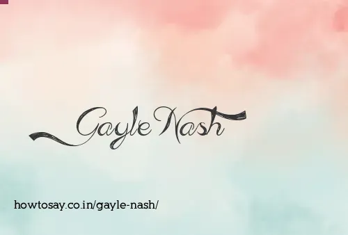 Gayle Nash