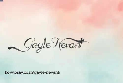 Gayle Nevant