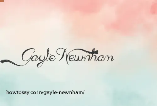 Gayle Newnham