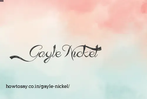 Gayle Nickel