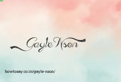 Gayle Nson