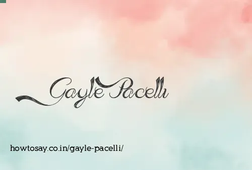 Gayle Pacelli