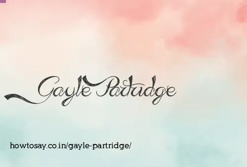 Gayle Partridge