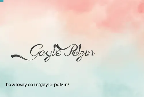 Gayle Polzin
