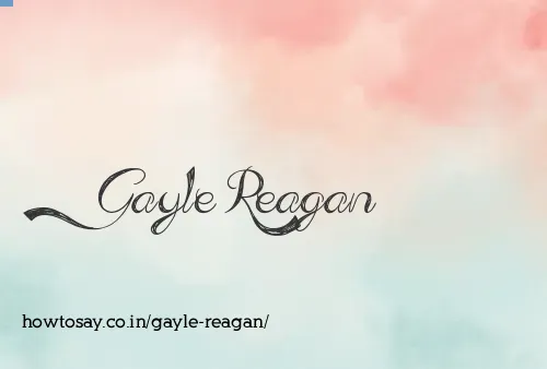 Gayle Reagan
