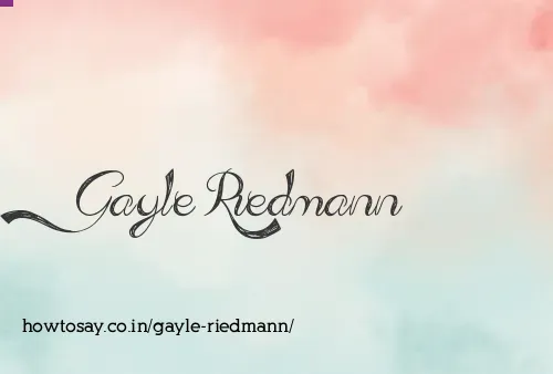 Gayle Riedmann