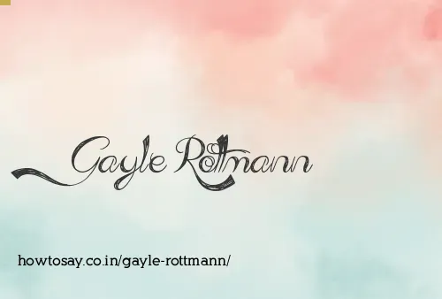Gayle Rottmann