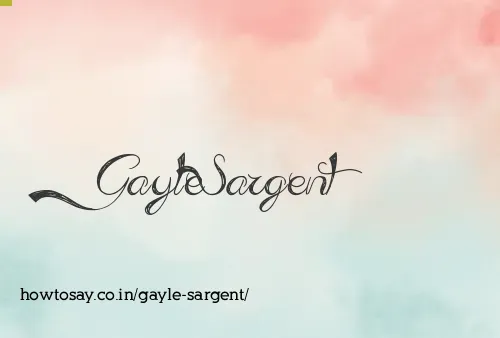 Gayle Sargent