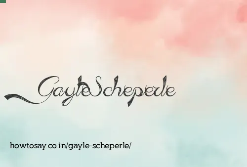 Gayle Scheperle