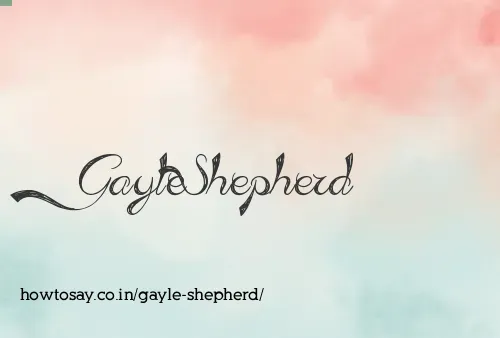 Gayle Shepherd