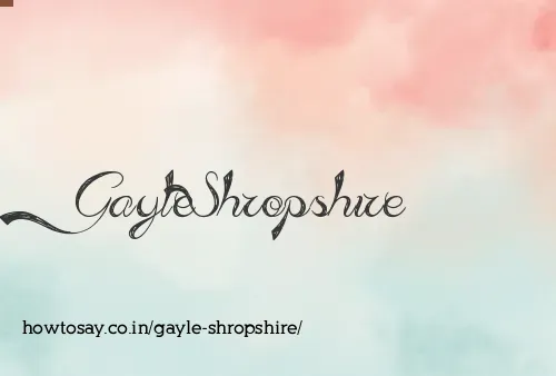 Gayle Shropshire