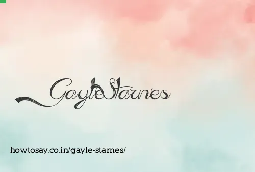 Gayle Starnes