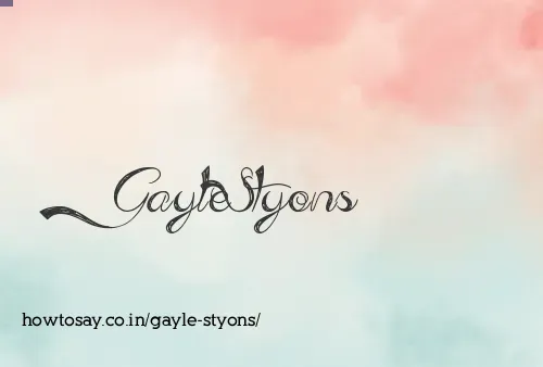 Gayle Styons