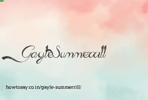 Gayle Summerrill