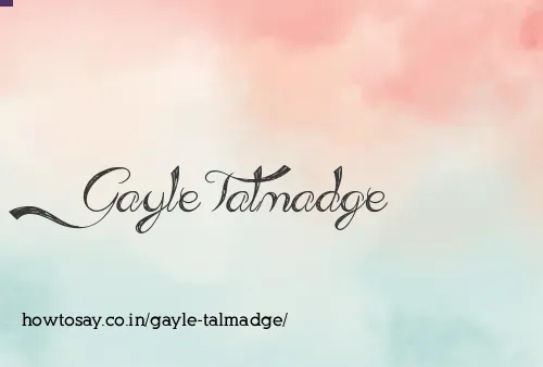 Gayle Talmadge