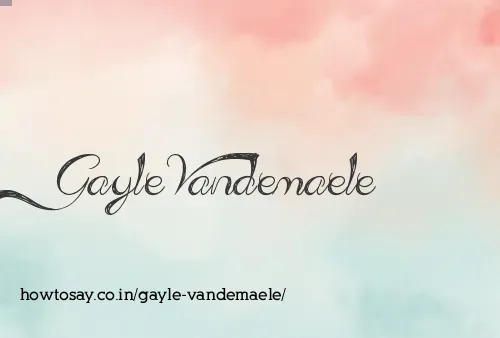 Gayle Vandemaele