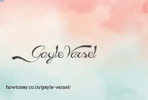 Gayle Varsel