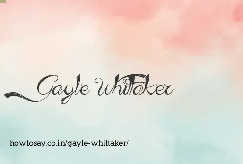 Gayle Whittaker