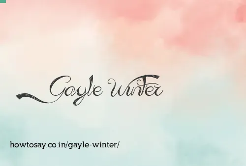 Gayle Winter