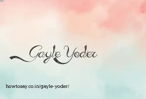 Gayle Yoder