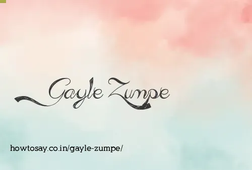 Gayle Zumpe
