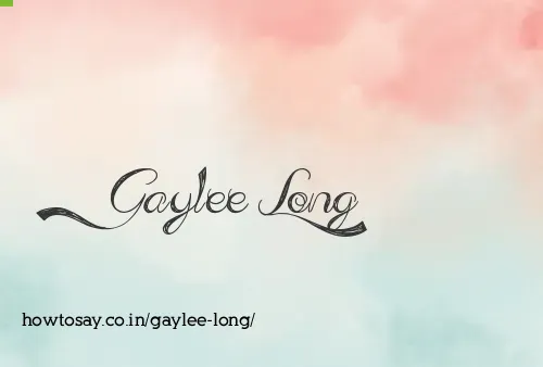 Gaylee Long