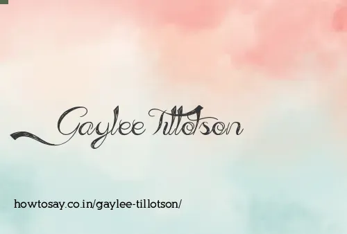 Gaylee Tillotson