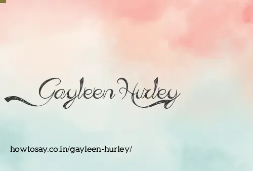 Gayleen Hurley