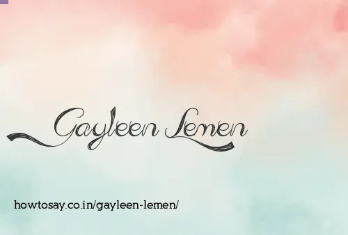 Gayleen Lemen