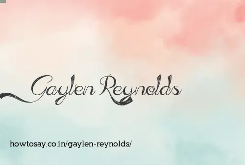 Gaylen Reynolds