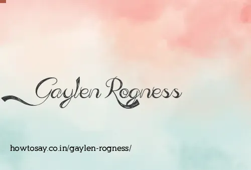 Gaylen Rogness