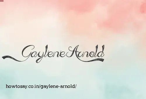 Gaylene Arnold