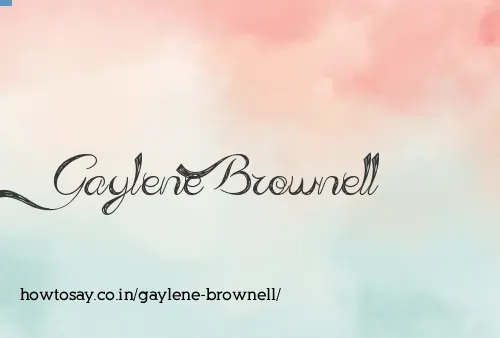 Gaylene Brownell