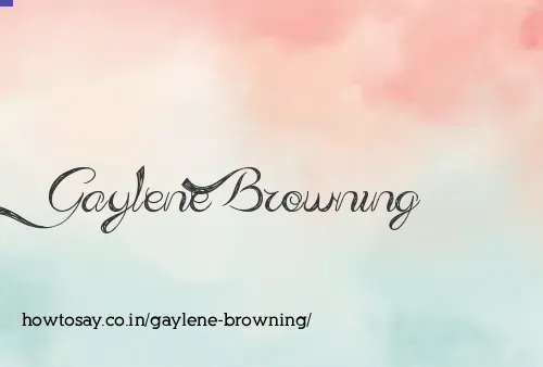 Gaylene Browning