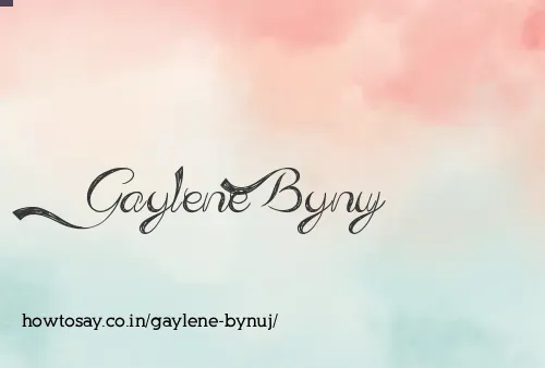 Gaylene Bynuj
