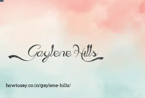 Gaylene Hills