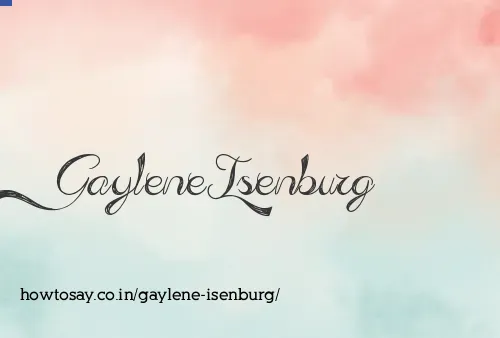 Gaylene Isenburg