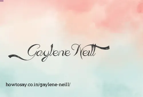 Gaylene Neill