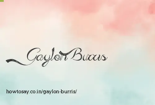 Gaylon Burris