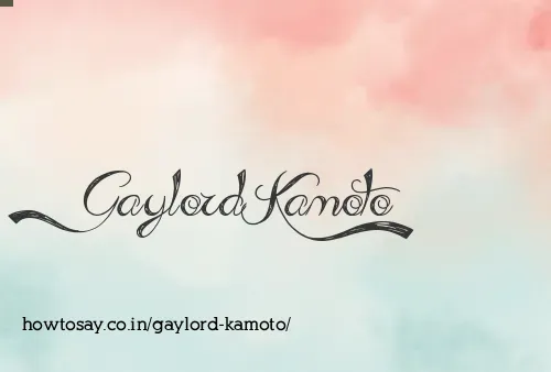 Gaylord Kamoto