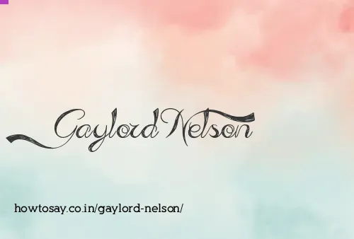 Gaylord Nelson