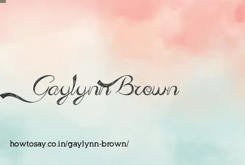 Gaylynn Brown