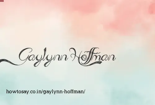 Gaylynn Hoffman