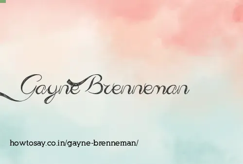 Gayne Brenneman