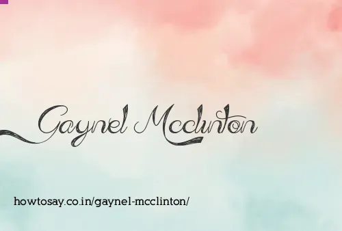 Gaynel Mcclinton