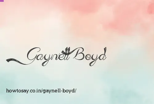 Gaynell Boyd