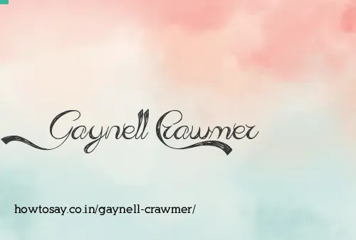 Gaynell Crawmer