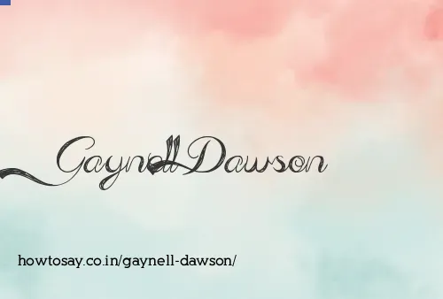 Gaynell Dawson