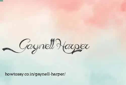 Gaynell Harper